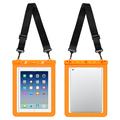 Pictet.Fino RH02 IPX8-yleiskäyttöinen vedenpitävä kotelo 13" - iPad, tabletti - Oranssi