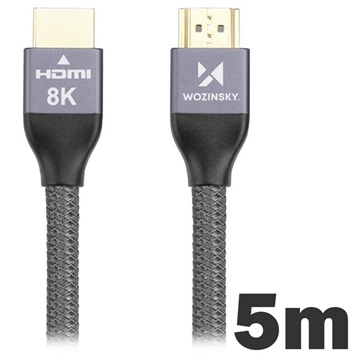 Wozinsky HDMI 2.1 8K 60Hz / 4K 120Hz / 2K 144Hz Kaapeli - 5m